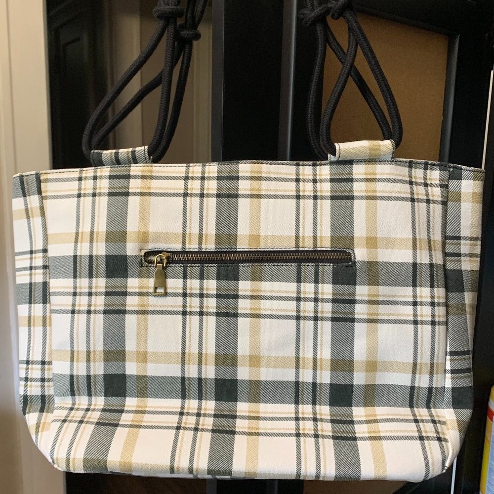 NWOT PLAID PURSE